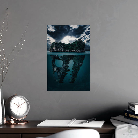 What Lies Beneath the Water Poster 17x 11 Matte