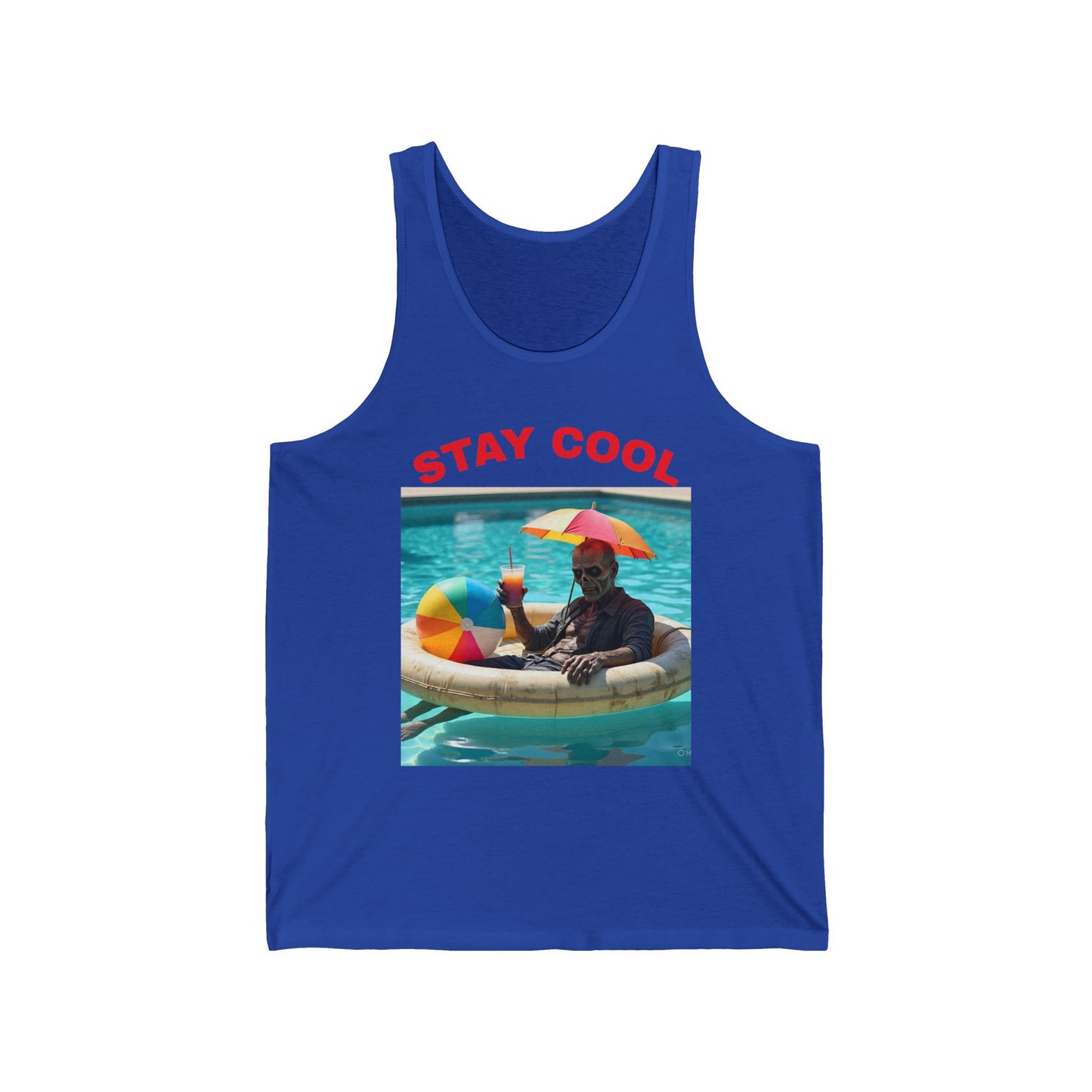 Stay Cool Zombie Unisex Jersey Tank