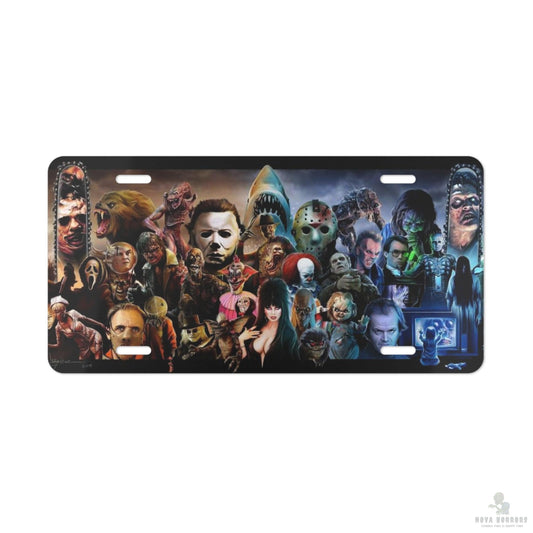 Horror Villains Vanity Plate