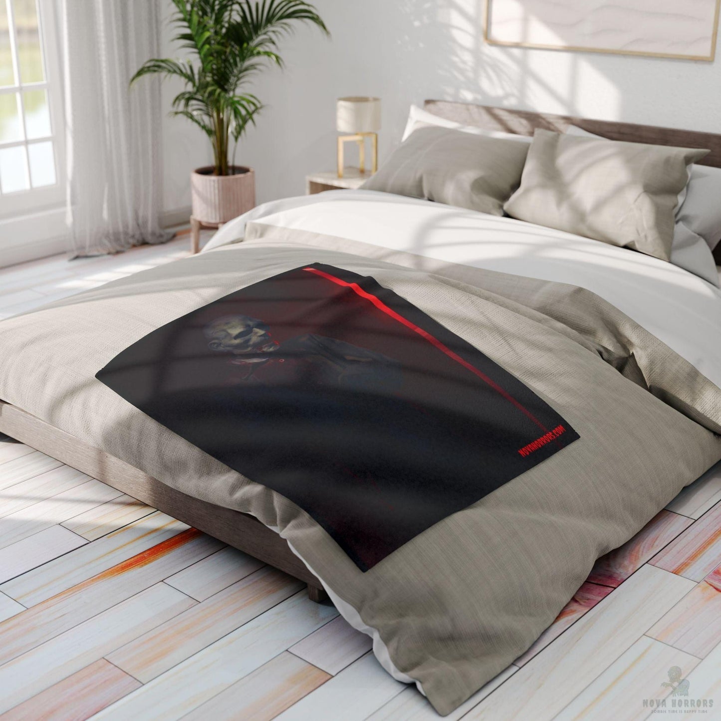 Death Stare Zombie Arctic Fleece Blanket