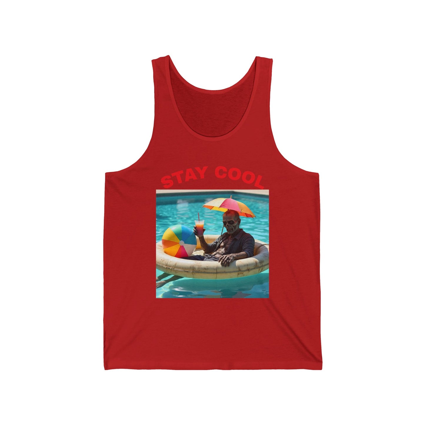 Stay Cool Zombie Unisex Jersey Tank