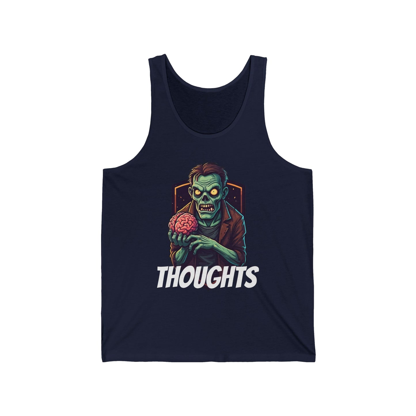 Zombie Thoughts Unisex Jersey Tank