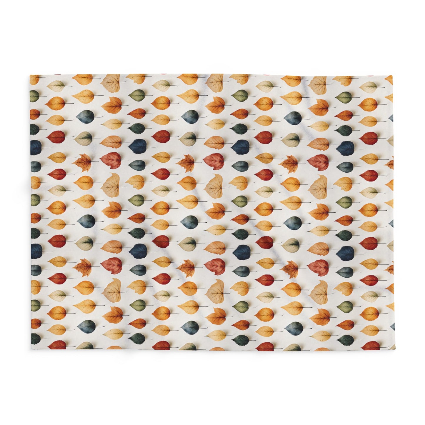 Autumn Leaf Fleece Blanket – Cozy Fall Throw for Halloween & Home Décor