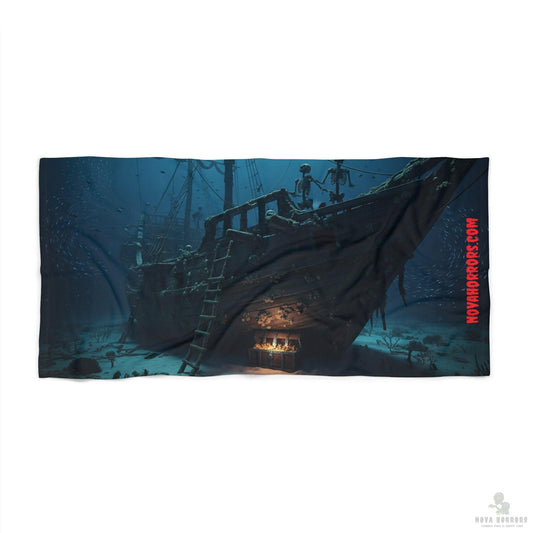Haunted Shipwreck Beach Towel
