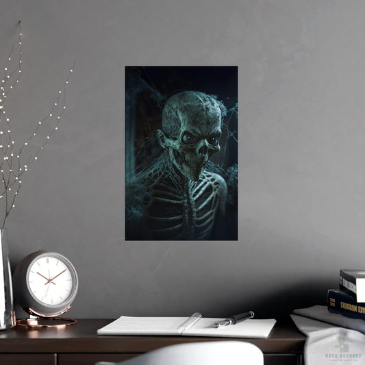 Menacing Skeleton Poster 17x 11 Matte