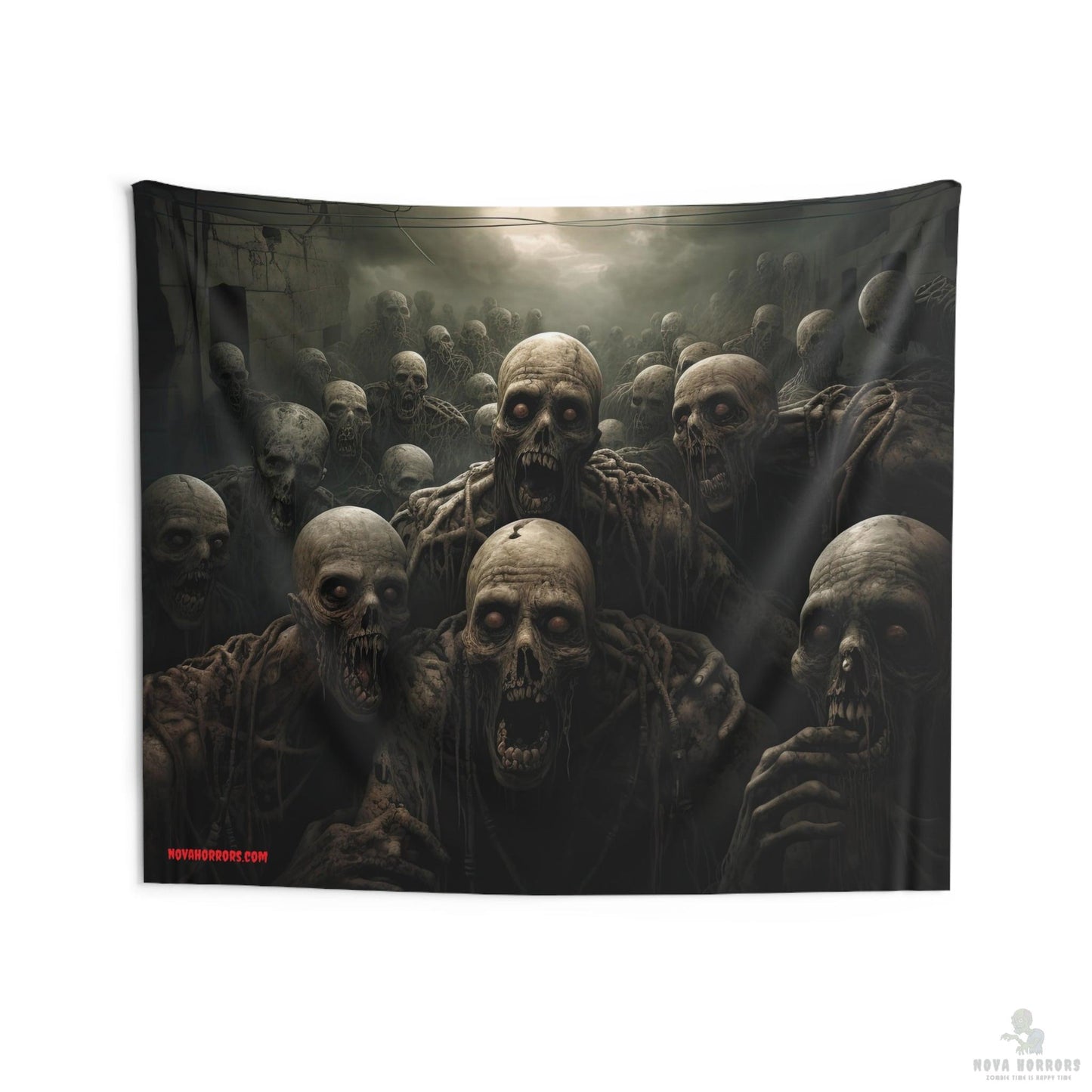 Zombies Staring Wall Tapestry