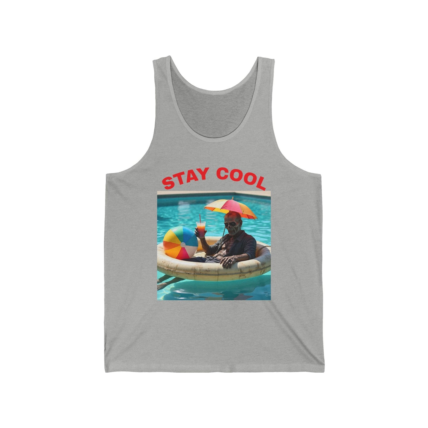 Stay Cool Zombie Unisex Jersey Tank