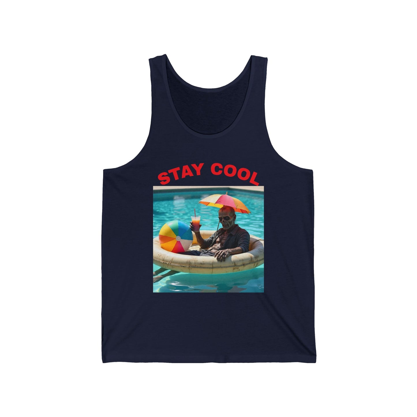 Stay Cool Zombie Unisex Jersey Tank