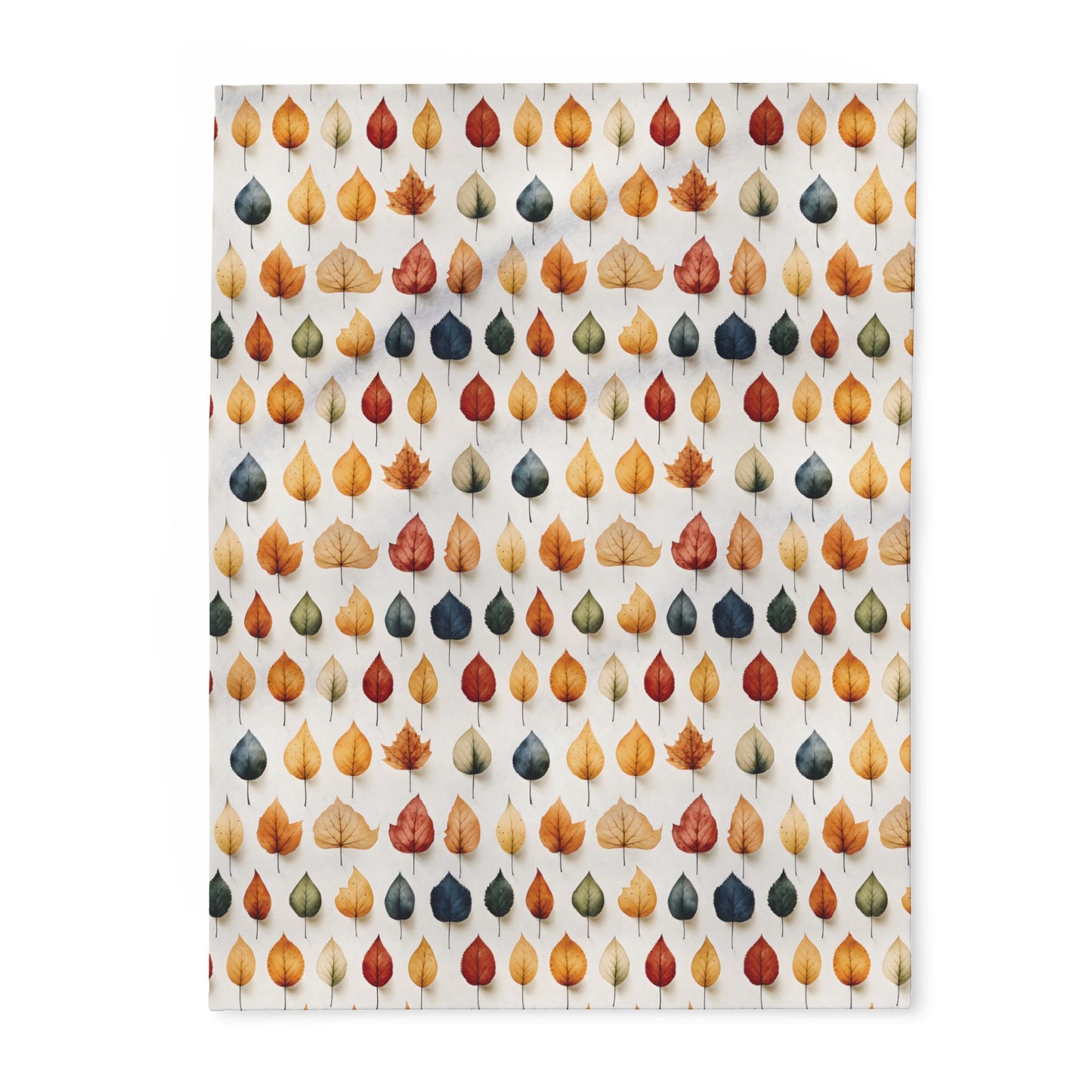 Autumn Leaf Fleece Blanket – Cozy Fall Throw for Halloween & Home Décor