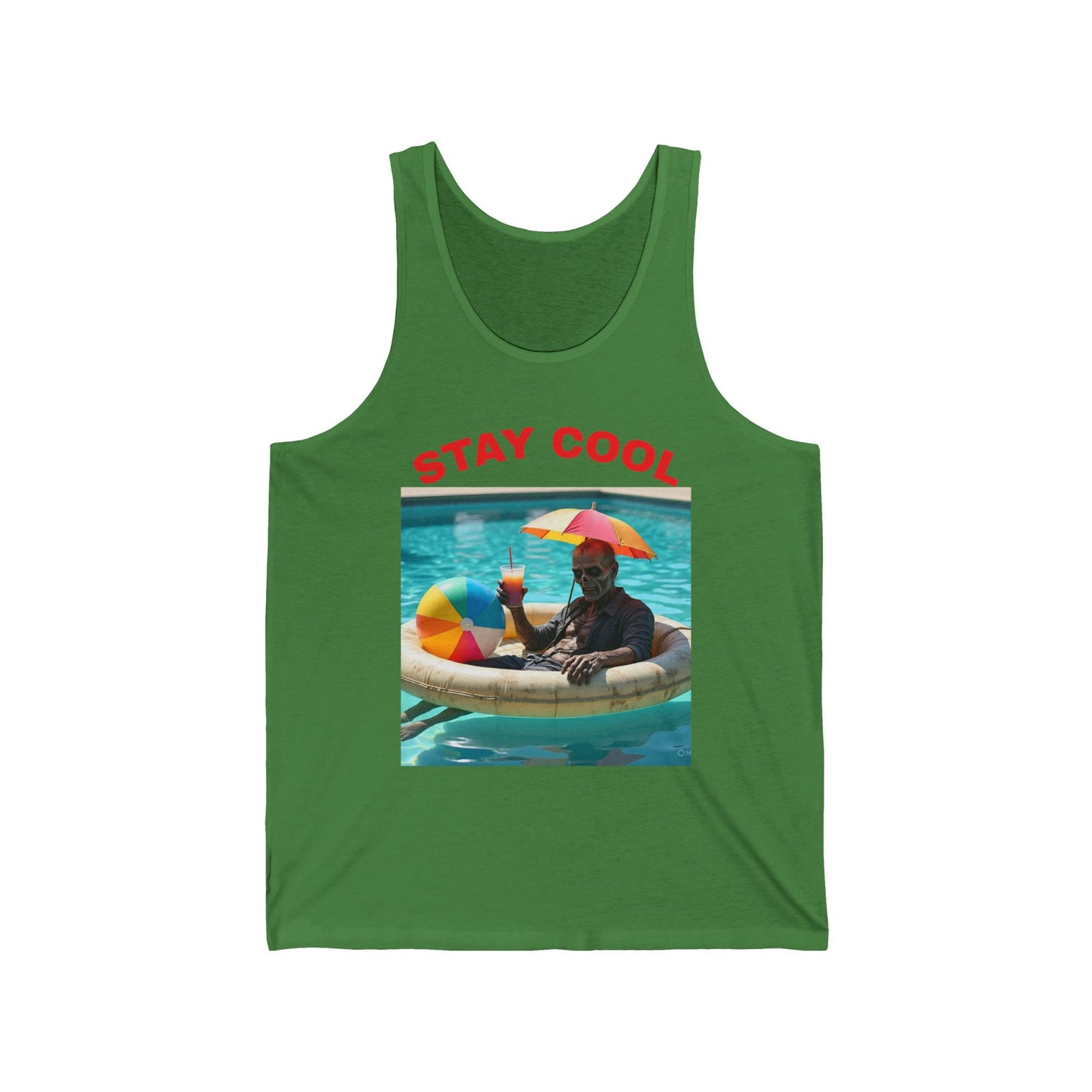 Stay Cool Zombie Unisex Jersey Tank