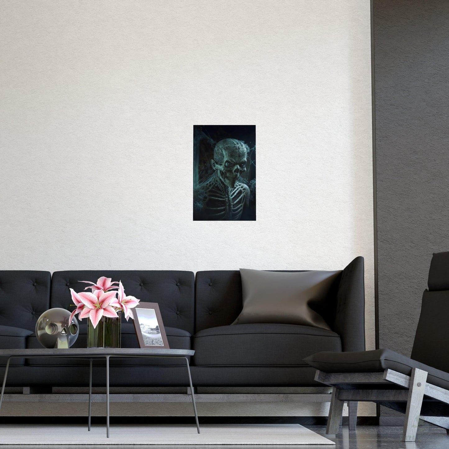 Menacing Skeleton Poster 17x 11 Matte