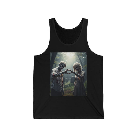 Zombie Love Unisex Jersey Tank