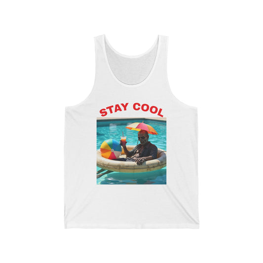 Stay Cool Zombie Unisex Jersey Tank