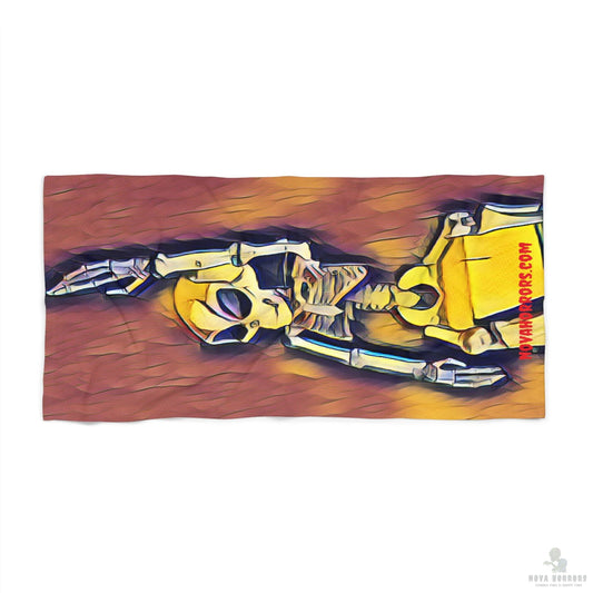 Waving Alien Beach Towel