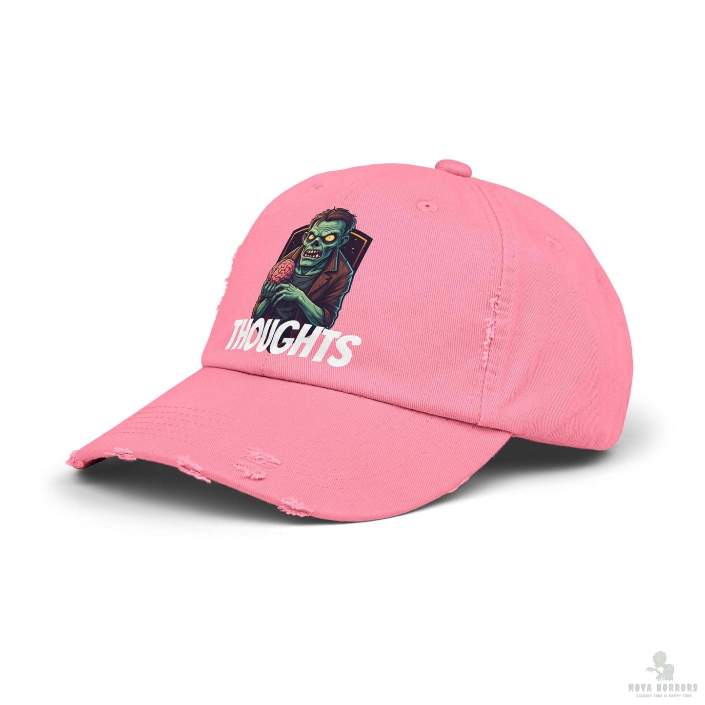 Zombie Thoughts Distressed Cap