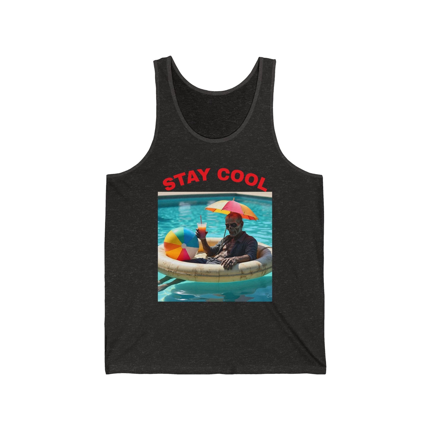 Stay Cool Zombie Unisex Jersey Tank