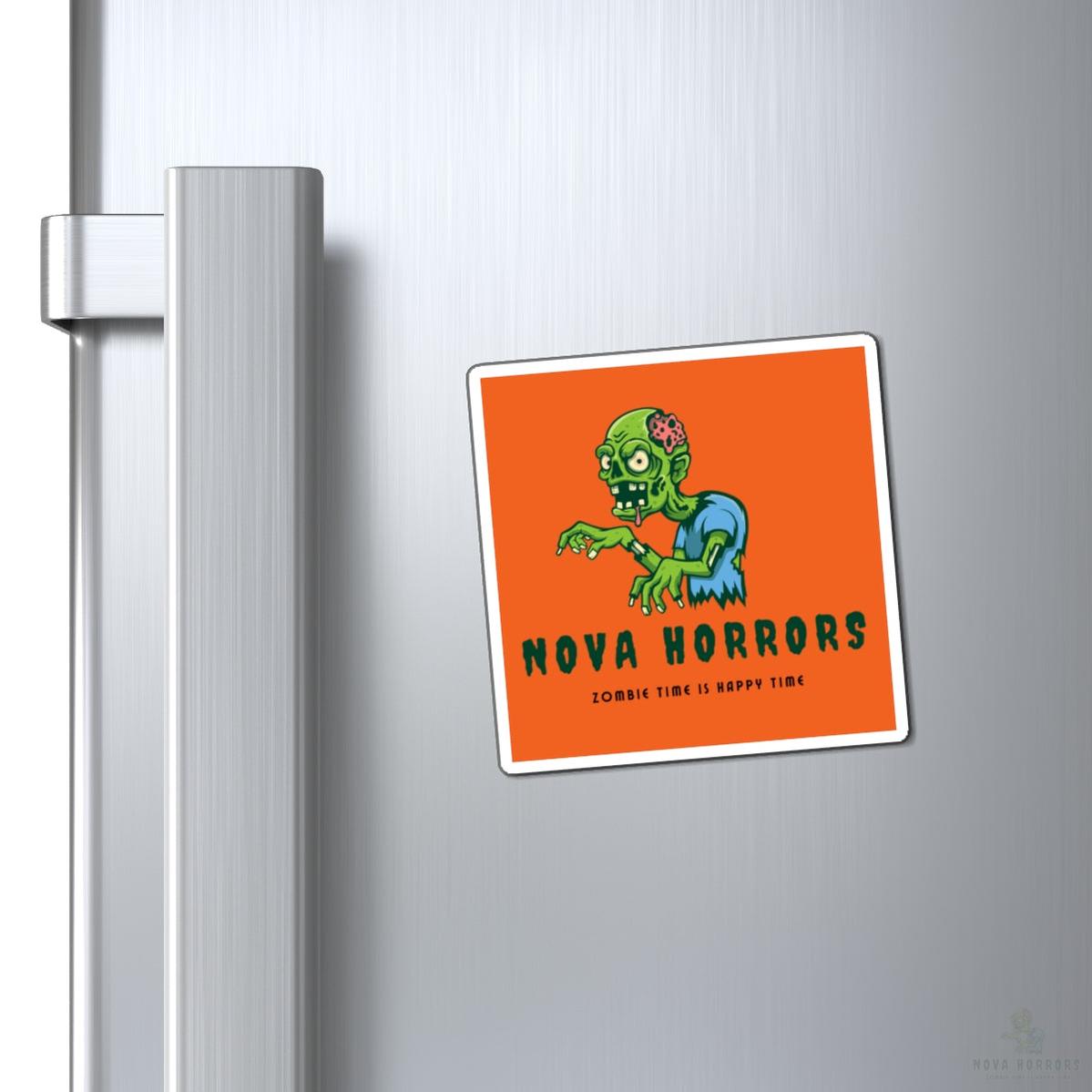 Nova Horrors Logo Magnet (Square)
