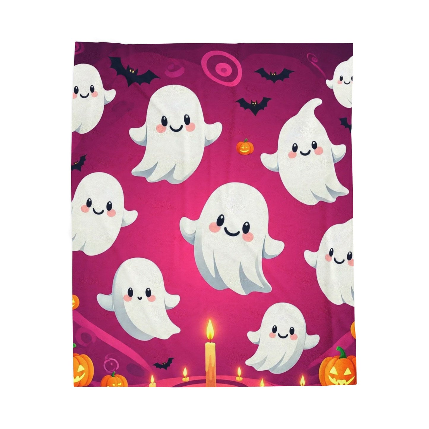 The Spooky Chic Snuggler Plush Blanket – Gothic Cozy Halloween Throw