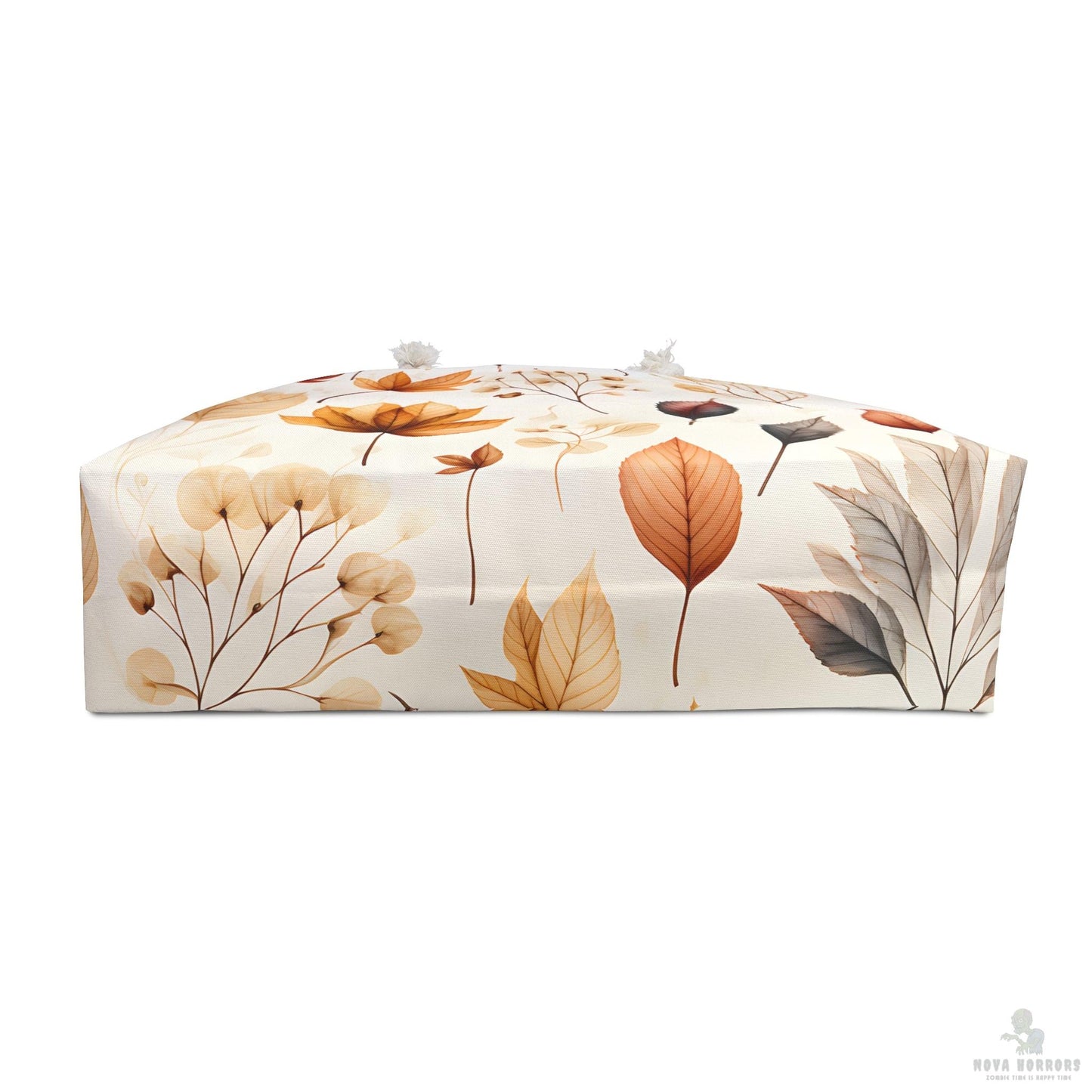 Autumn Floral Weekender Bag, Travel Tote, Beach Bag, Fall Getaway Purse, Lightweight Shopping Bag, Perfect for Weekend Trips
