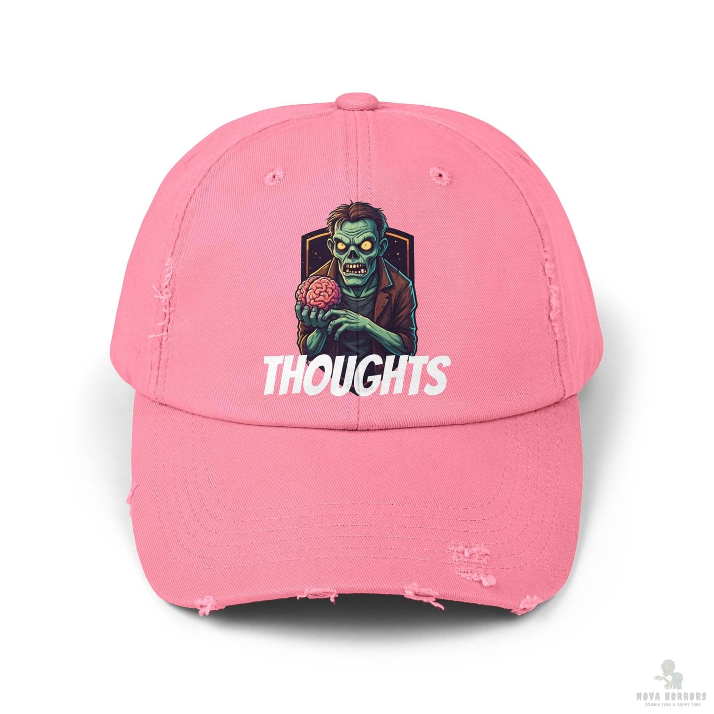 Zombie Thoughts Distressed Cap