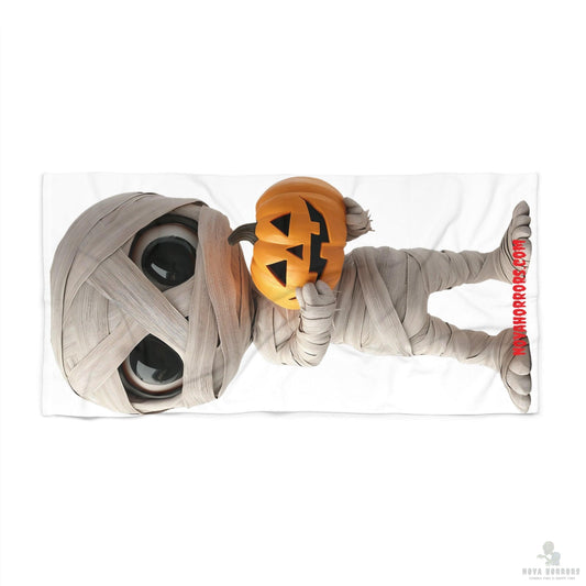 Halloween Mummy Beach Towel