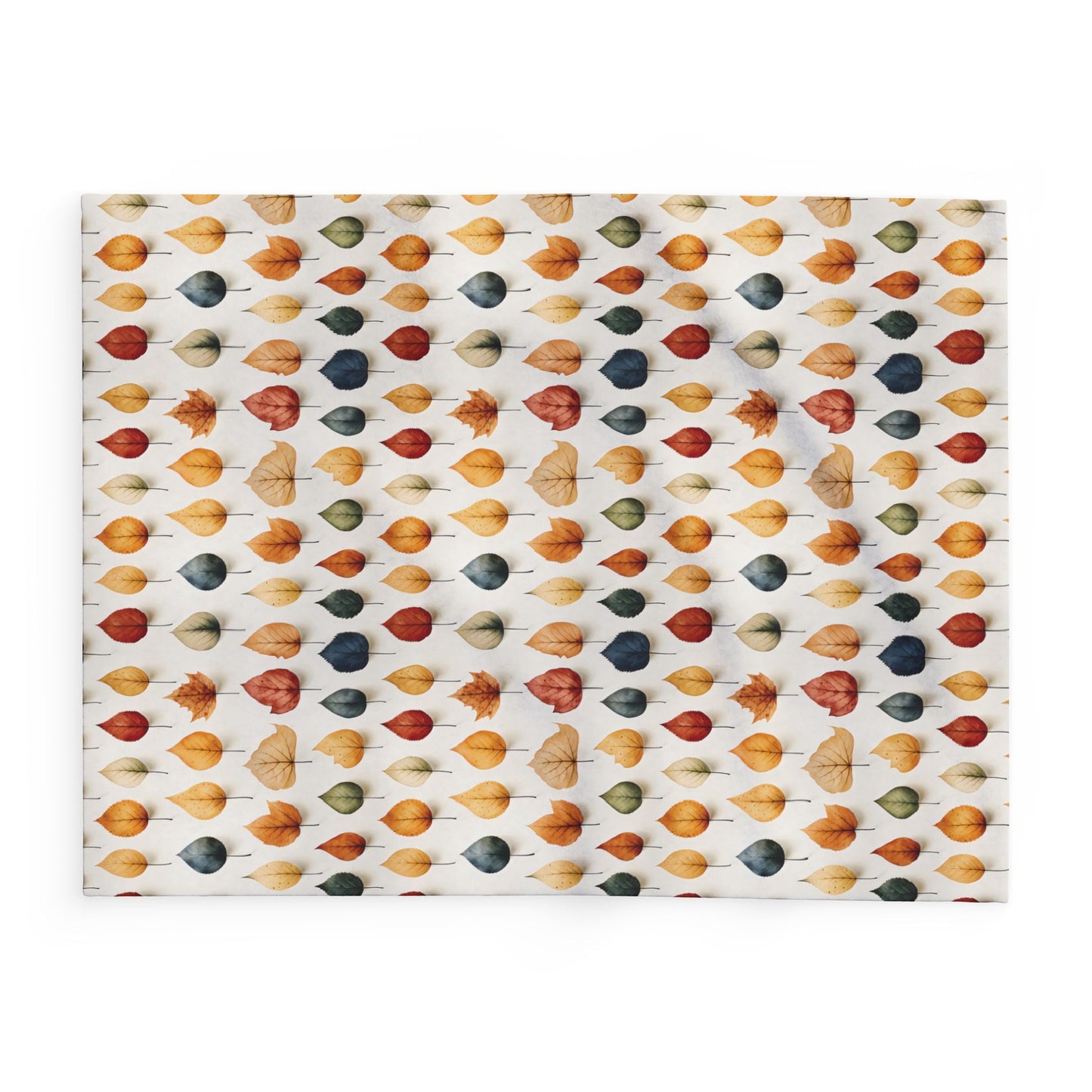 Autumn Leaf Fleece Blanket – Cozy Fall Throw for Halloween & Home Décor
