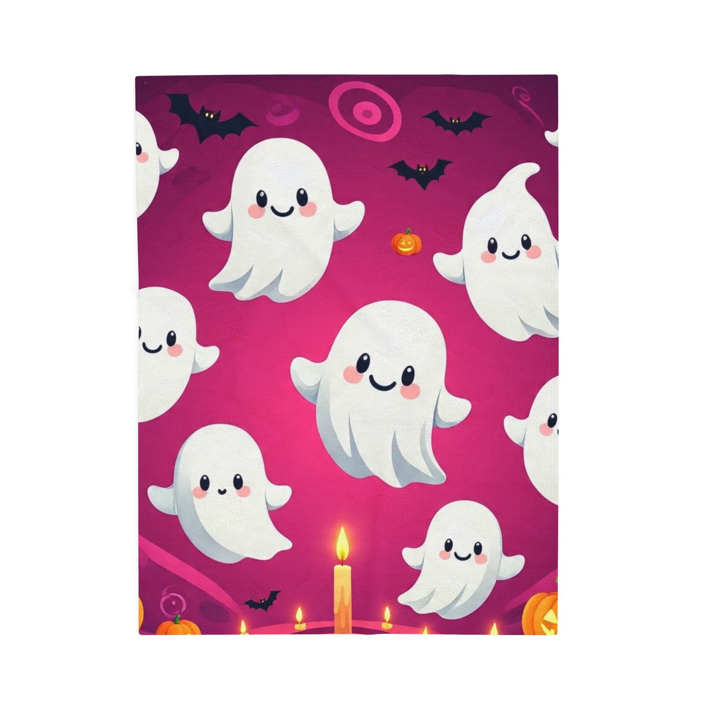 The Spooky Chic Snuggler Plush Blanket – Gothic Cozy Halloween Throw