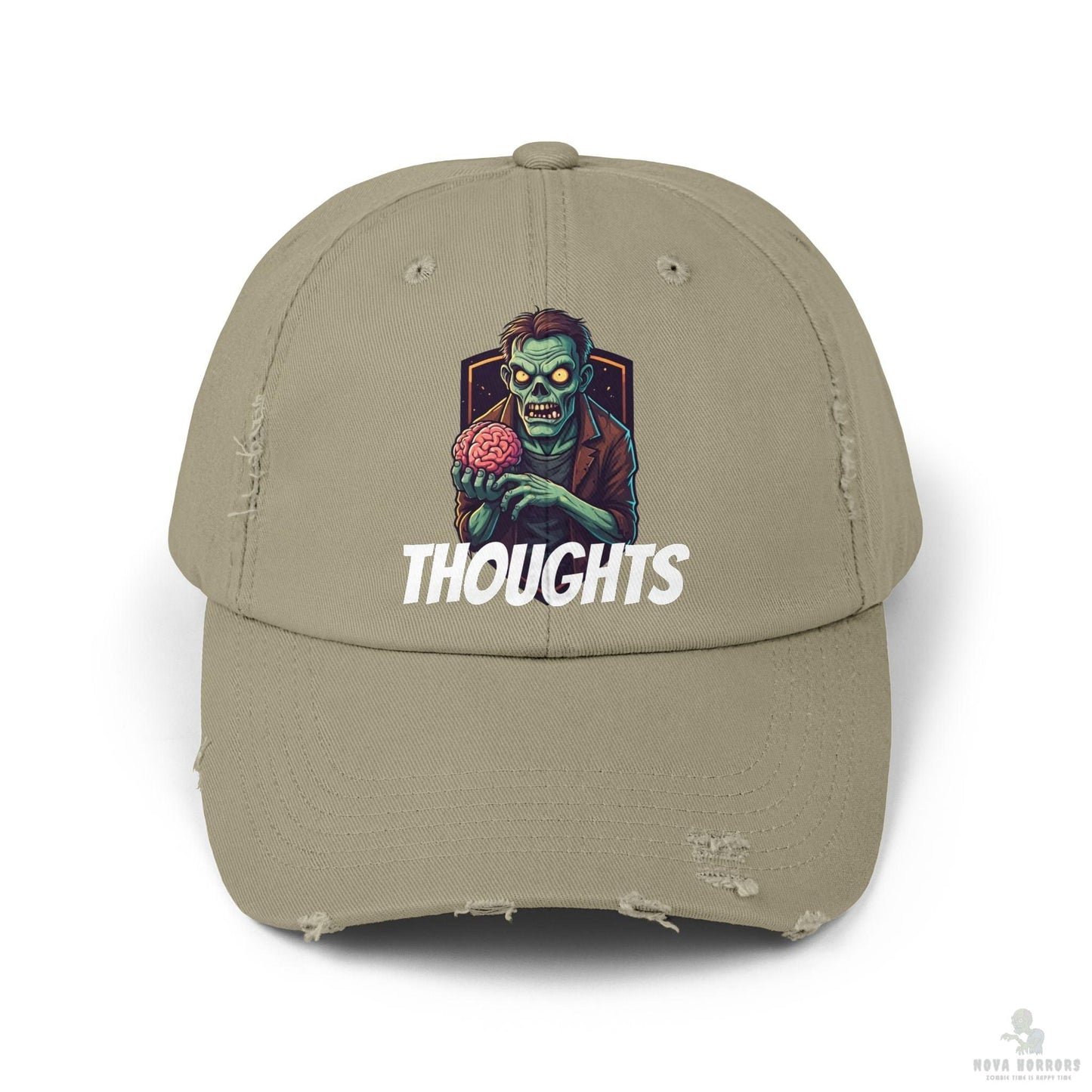 Zombie Thoughts Distressed Cap