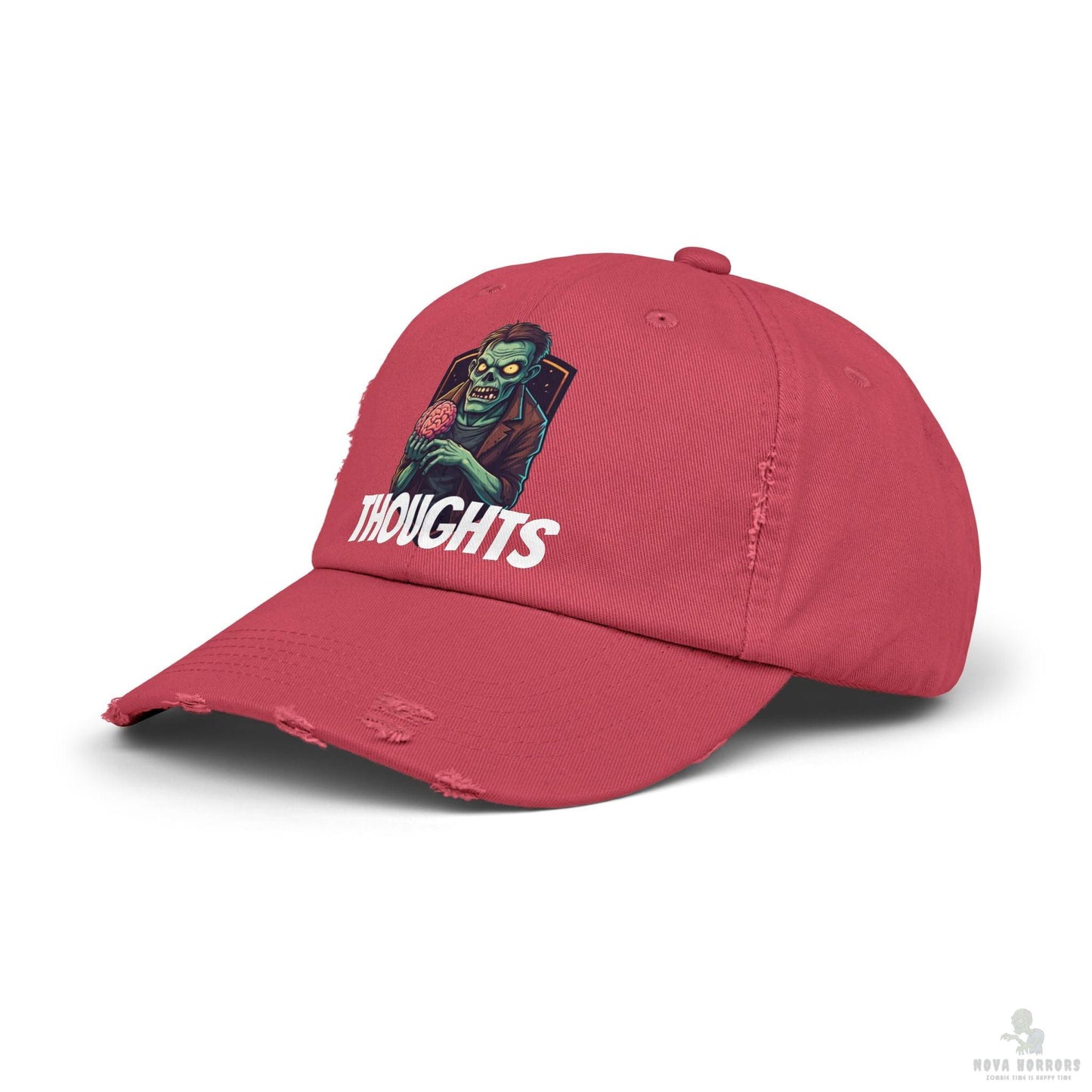 Zombie Thoughts Distressed Cap