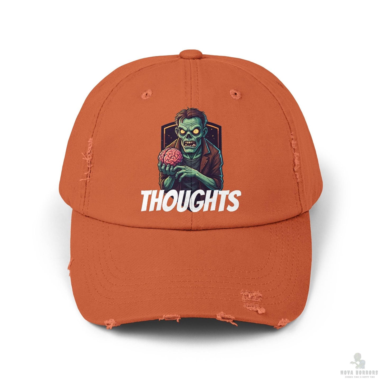Zombie Thoughts Distressed Cap