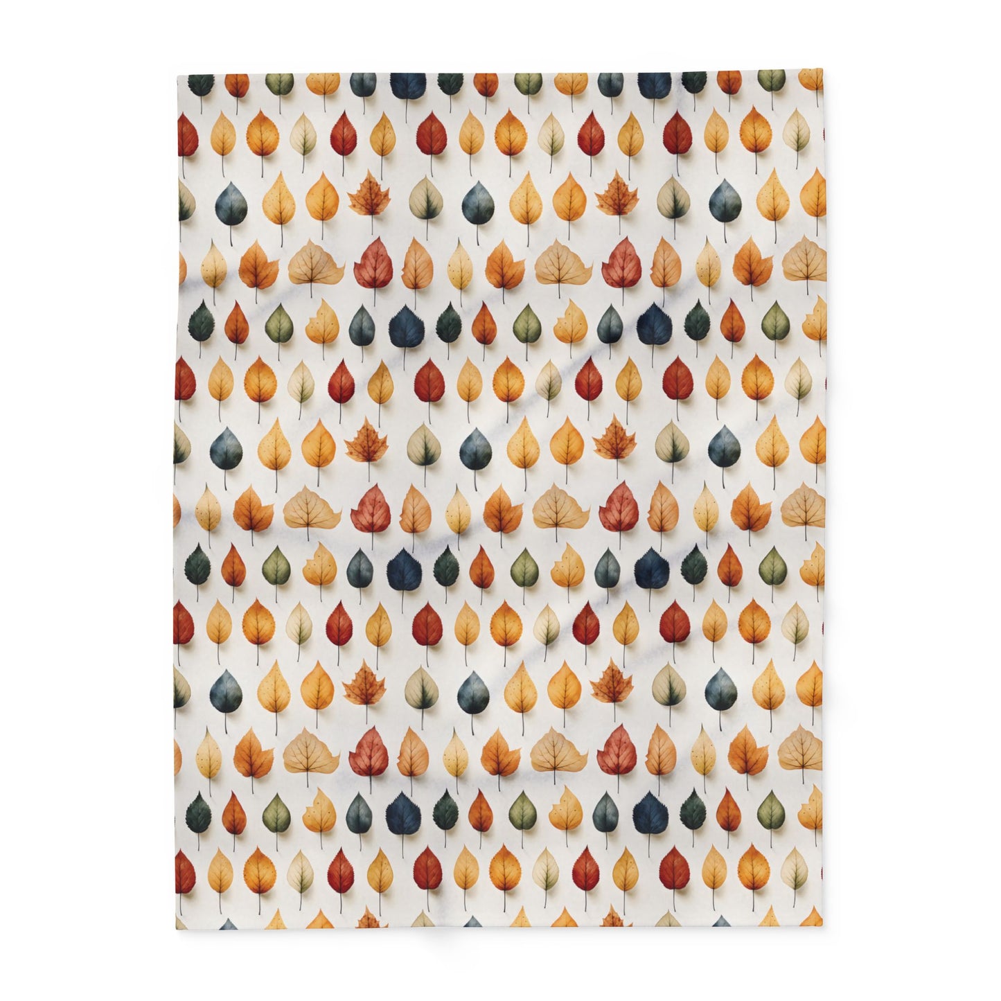 Autumn Leaf Fleece Blanket – Cozy Fall Throw for Halloween & Home Décor