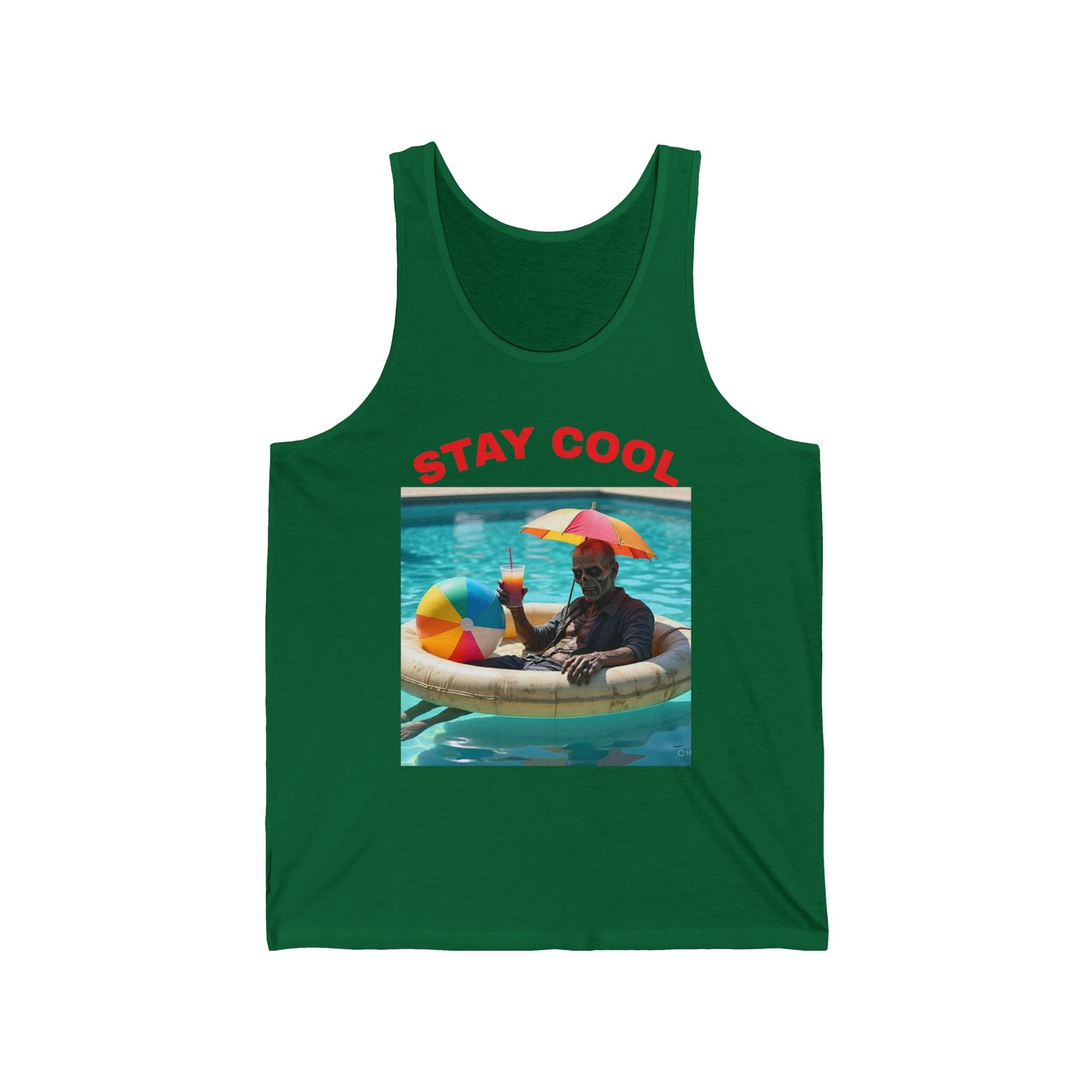 Stay Cool Zombie Unisex Jersey Tank