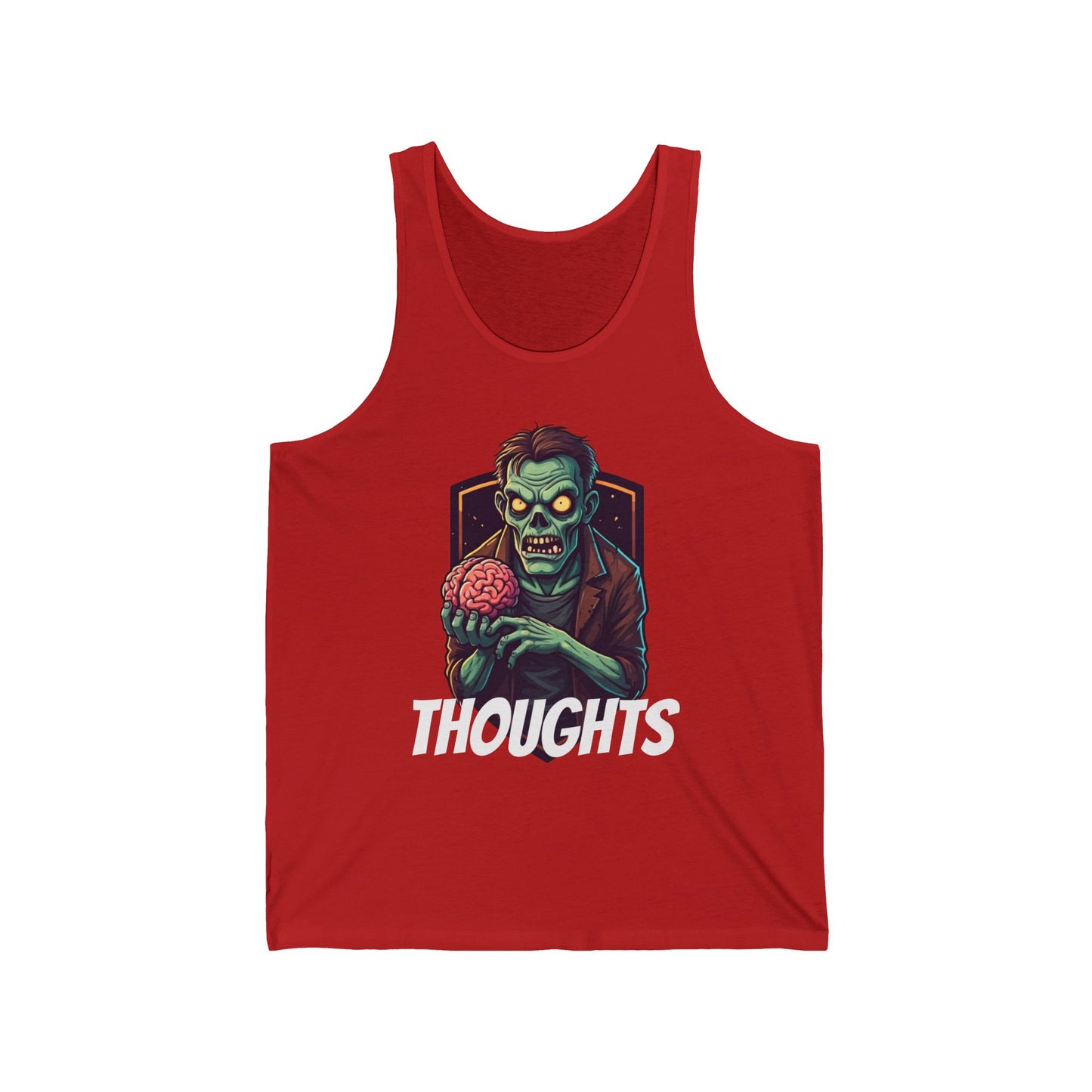 Zombie Thoughts Unisex Jersey Tank