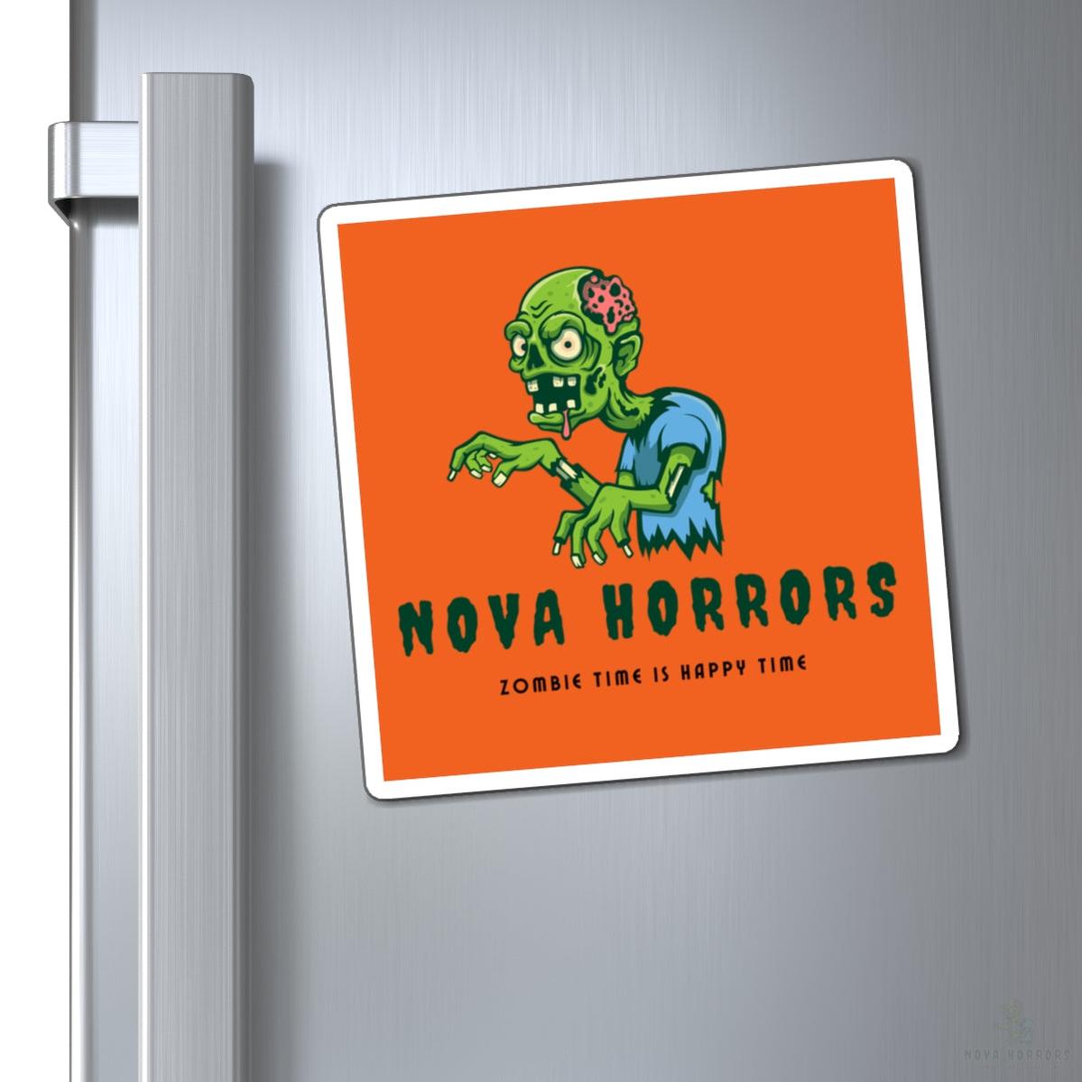 Nova Horrors Logo Magnet (Square)