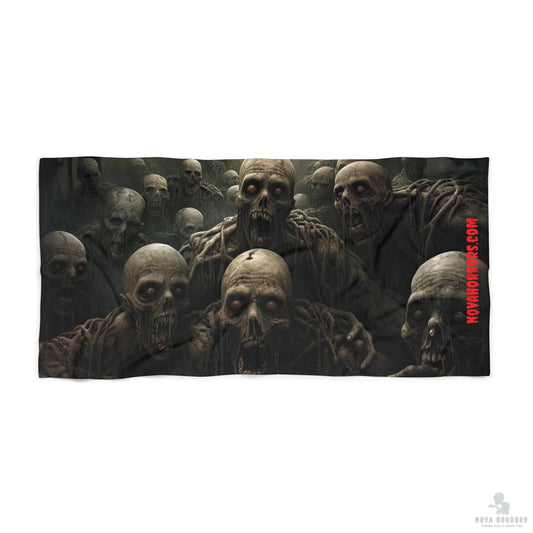 All Eyes on You Zombie Beach Towel