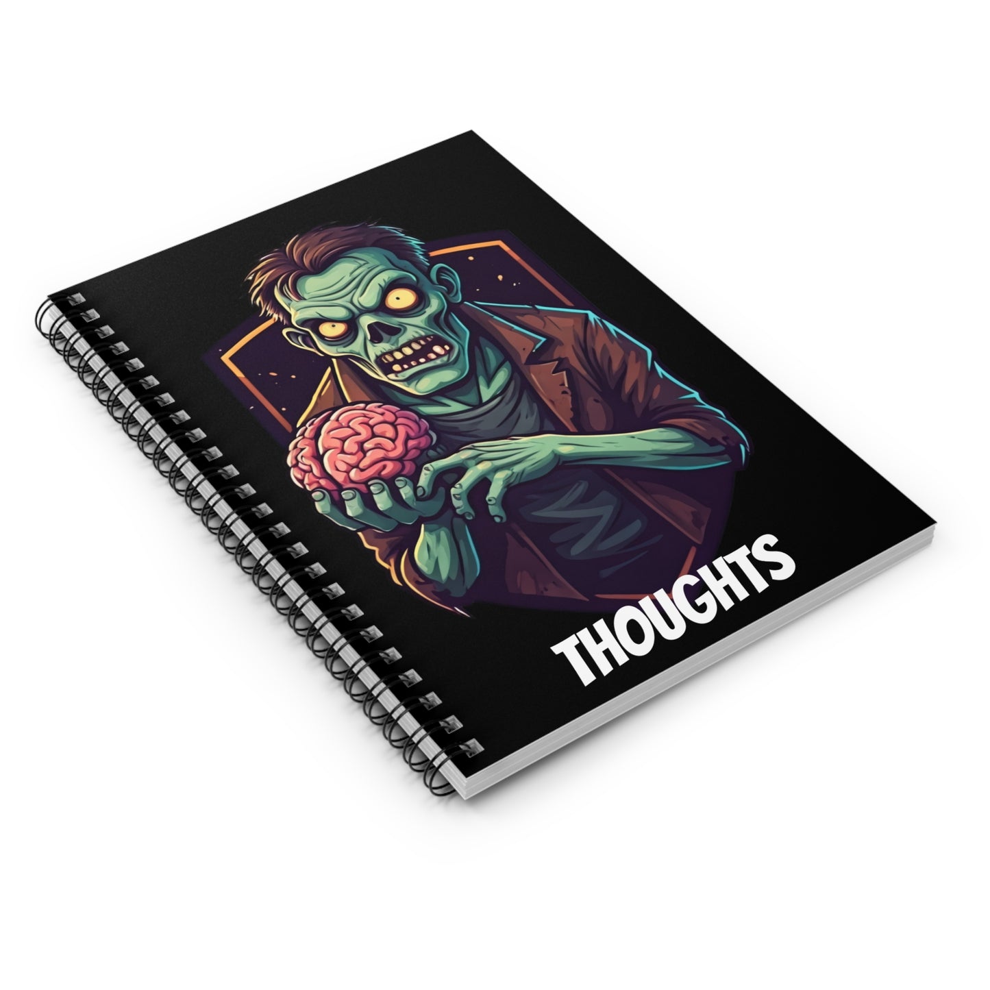 Undead Thoughts Spiral Notebook – Gothic Horror Writing Journal