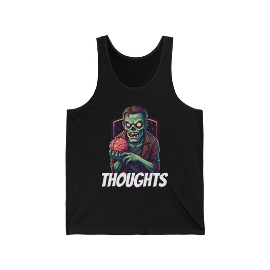 Zombie Thoughts Unisex Jersey Tank
