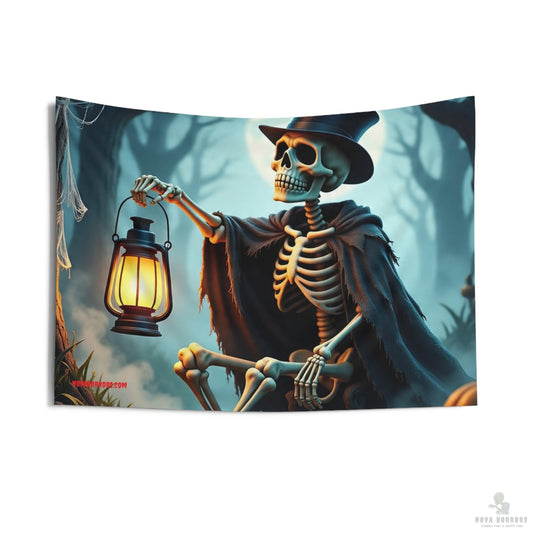 Regal Lone Skeleton Wall Tapestry