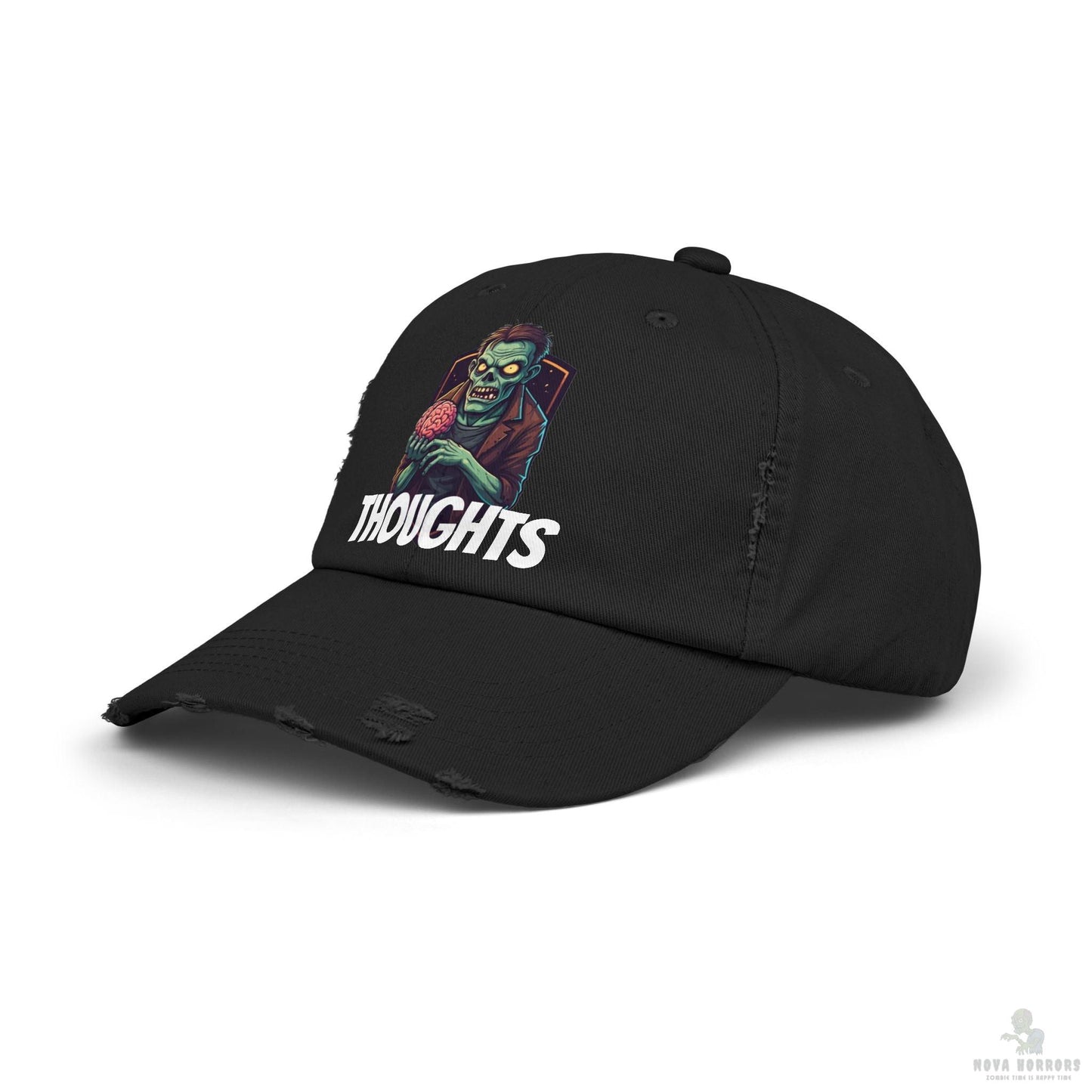 Zombie Thoughts Distressed Cap