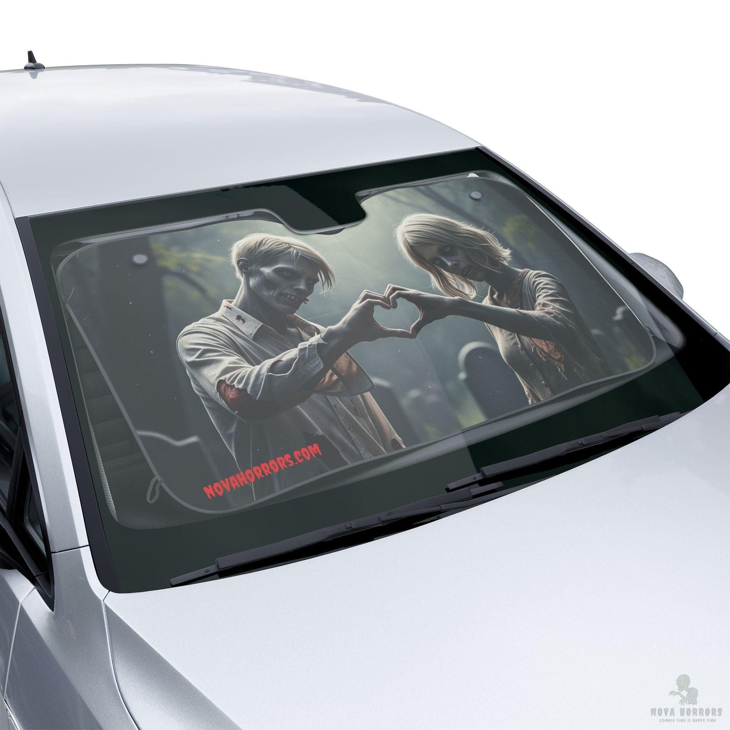 Love Never Dies Car Sun Shade