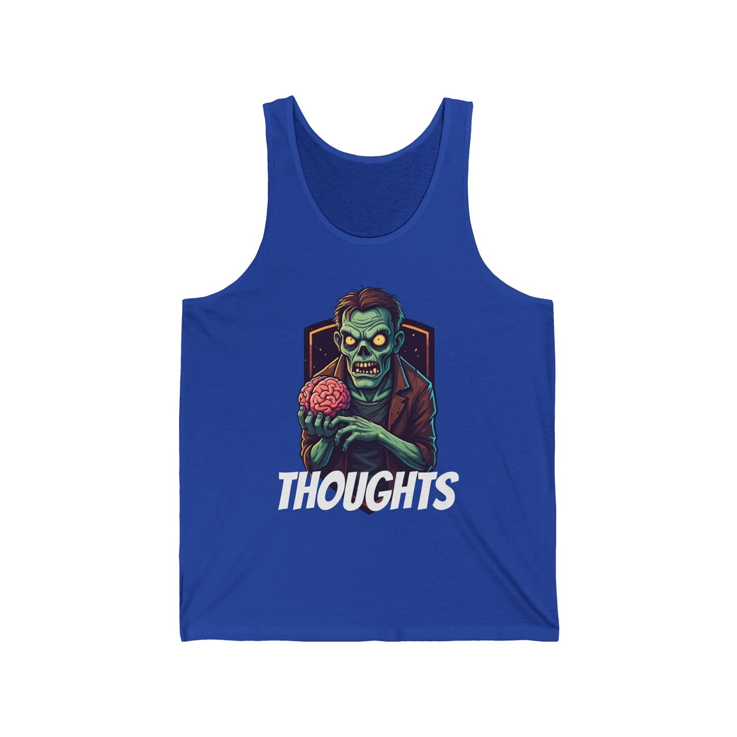 Zombie Thoughts Unisex Jersey Tank