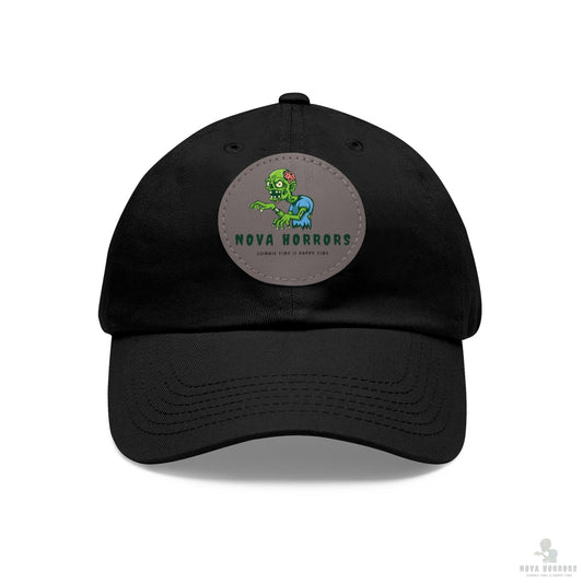 Nova Horrors Logo Hat with Leather Patch