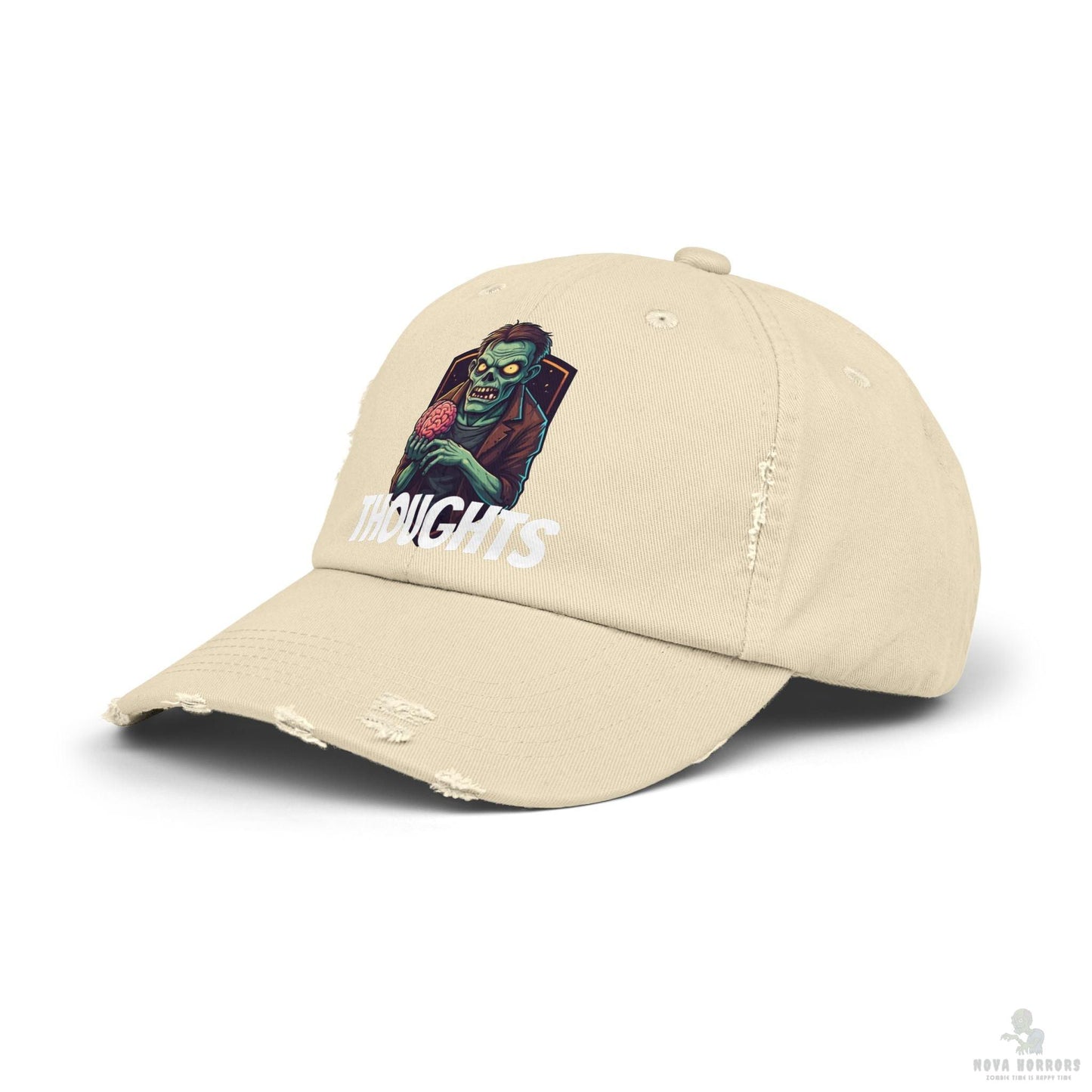 Zombie Thoughts Distressed Cap