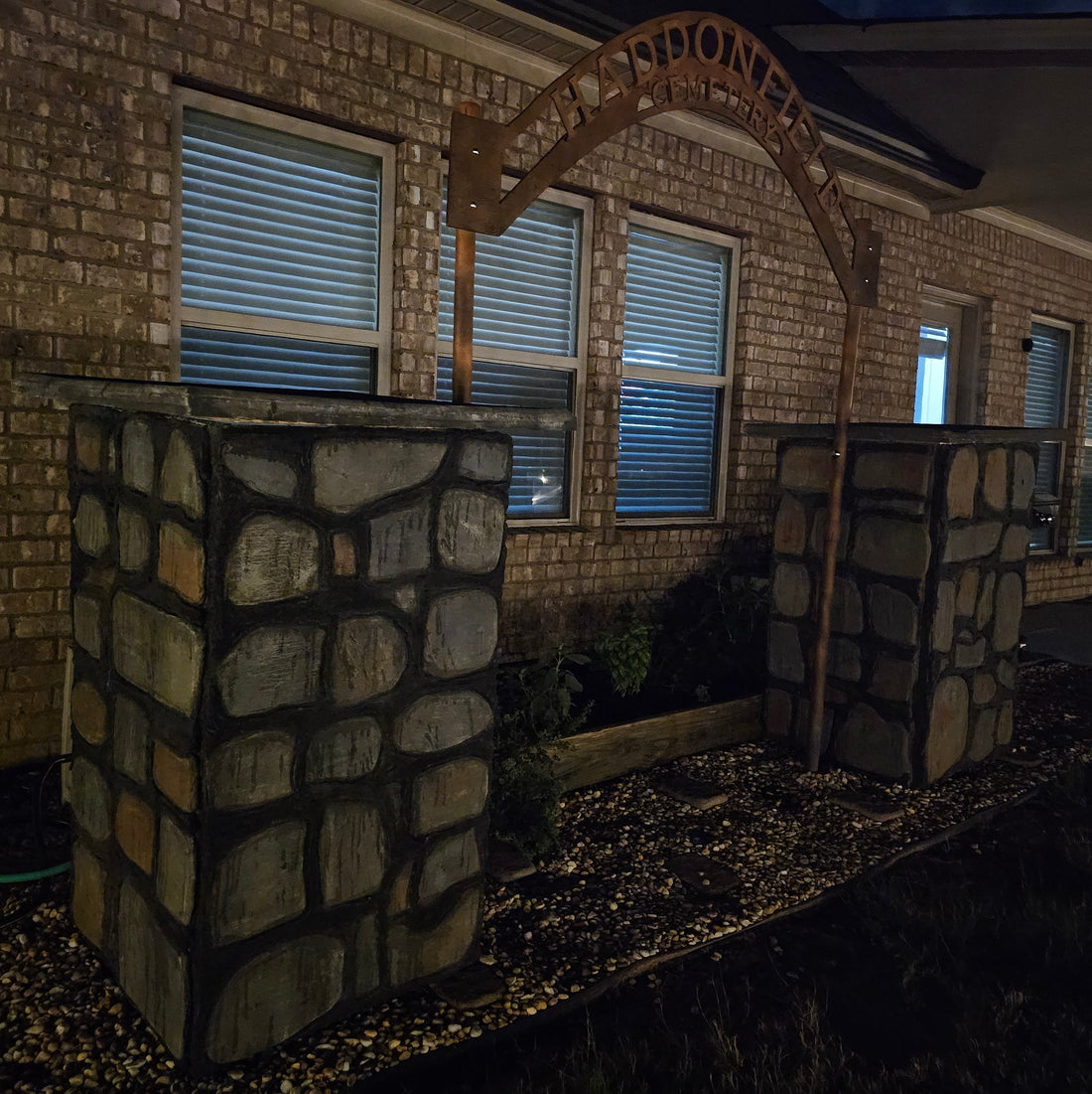 Building a Realistic Stone Structure from Foam Board