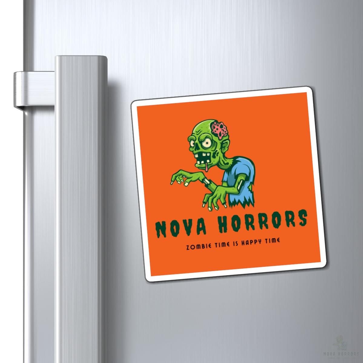 Nova Horrors Logo Magnet (Square)