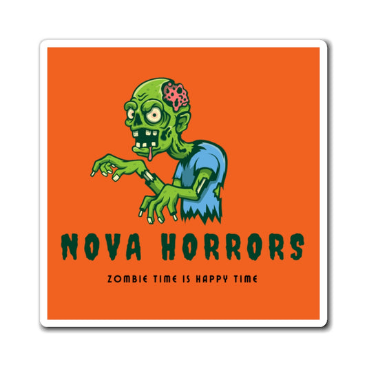 Nova Horrors Logo Magnet (Square)