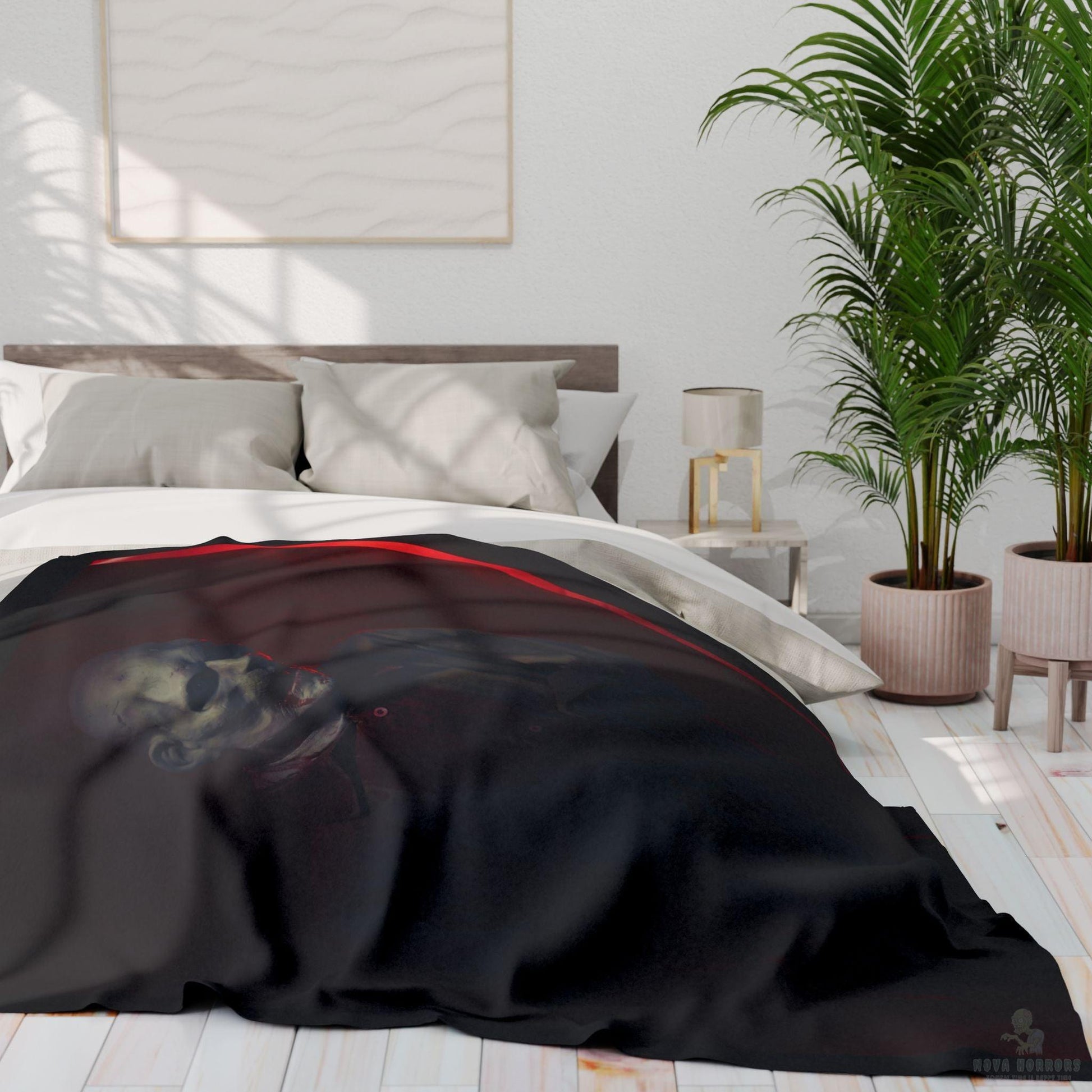 Death Stare Zombie Arctic Fleece Blanket
