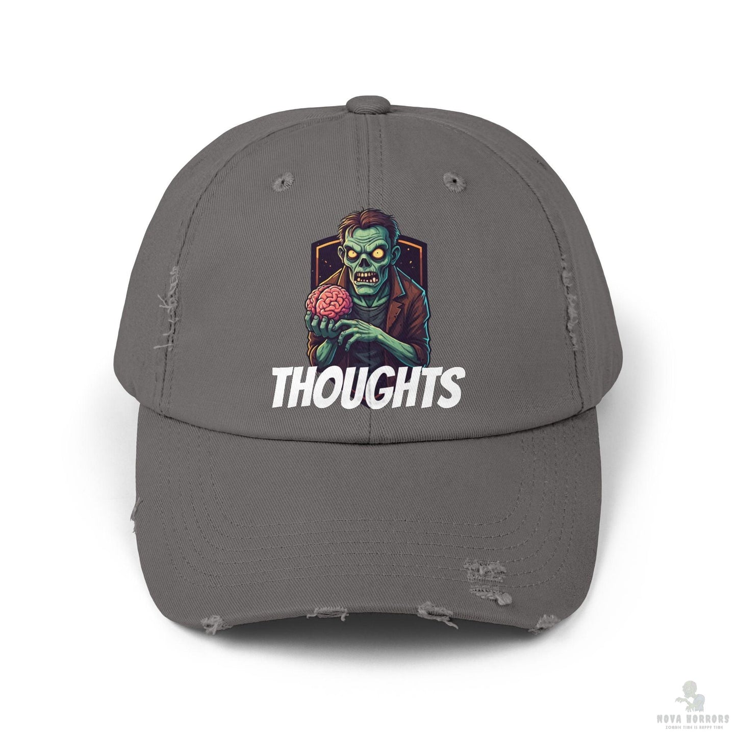 Zombie Thoughts Distressed Cap