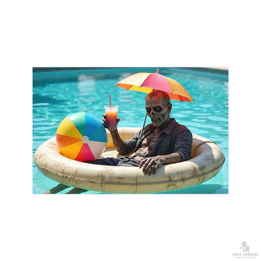 Zombie Floater Poster 17x 11 Matte