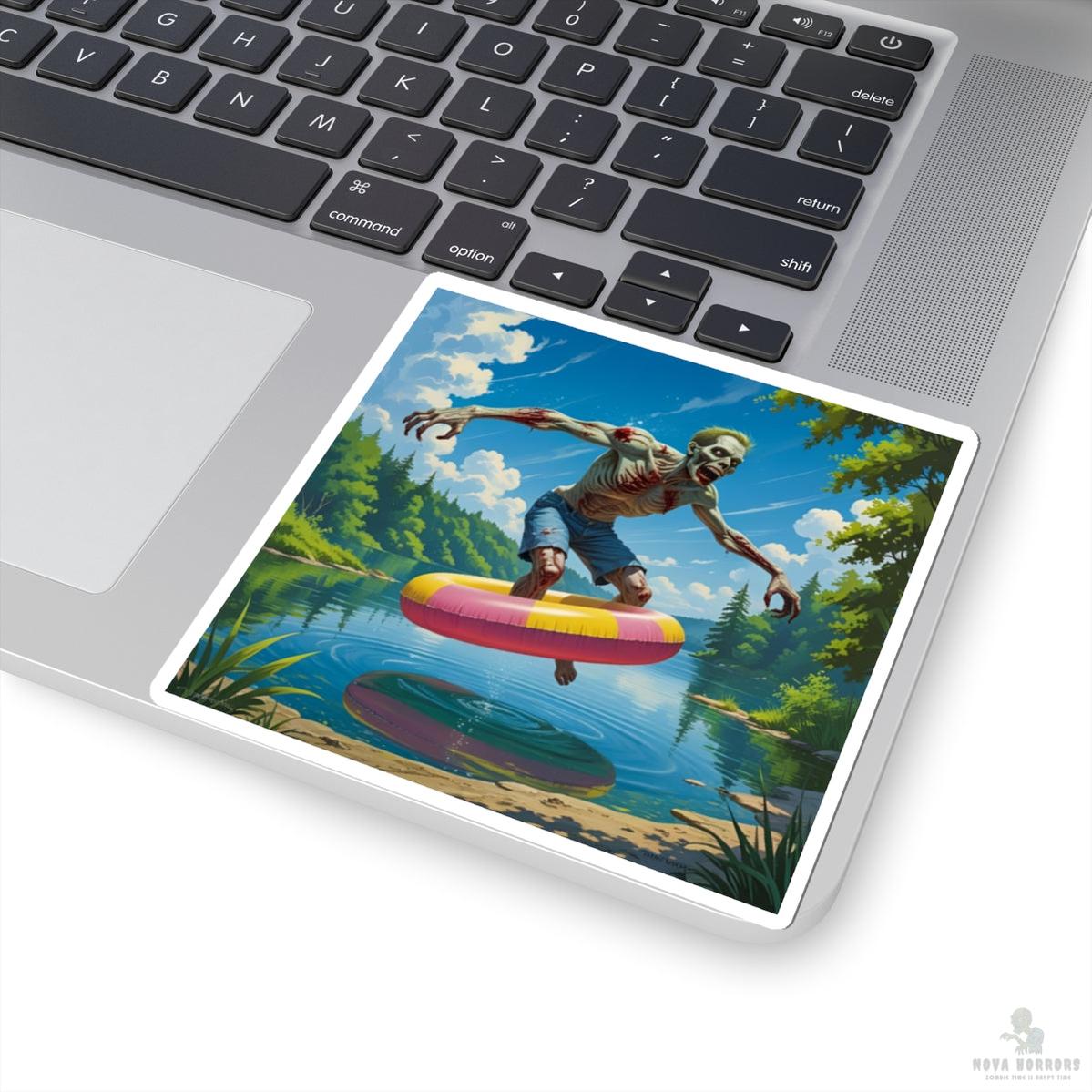 Zombie Summer Vibe Kiss-Cut Stickers
